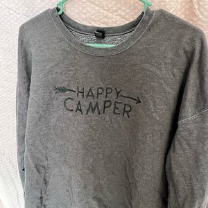 XXL womens happy camper pullover